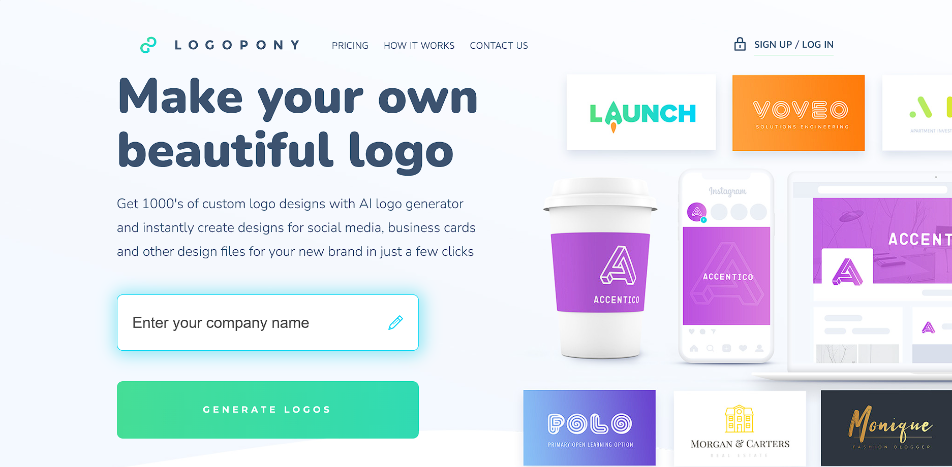 Logopony home page