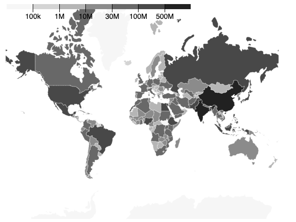 map of the world